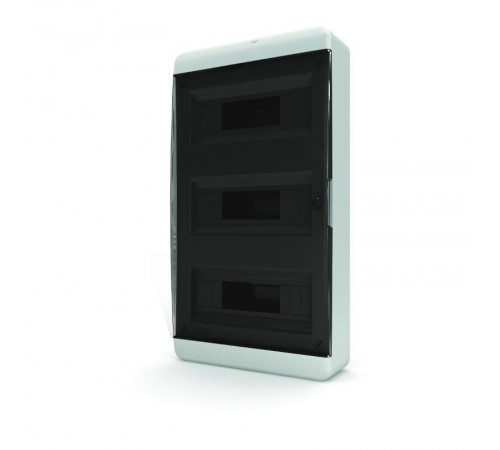 Бокс пластиковый навесной BNK 40-36-1 36 мод. IP41, прозрачная черная дверца (540х300х108)  01-01-061  tekfor - (замена - TF5-KP12-N-36-41-K01-K03 )