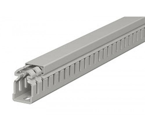 Кабель-канал перфорированный LKV 37,5x25x2000 мм ПВХ серый RAL7030  6178305  OBO Bettermann