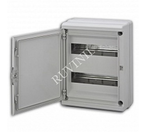 Щиток тусо о/п на 24 мод./электрон.счетчик, с двер. 370х275х135мм  69024  Рувинил