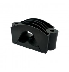 Кабельный хомут профильный трехжильный 22-42 мм, пластик, 640822  КХП-3х22-42-П   Ostec