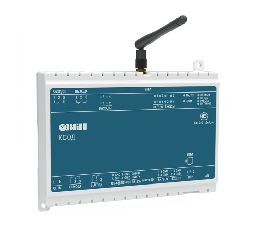 Контроллер многофункциональный сбора и передачи данных КСОД -24.03.01-ТЛ-WEB  72400  ОВЕН