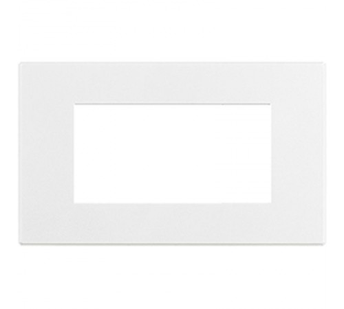 AXOLUTE Air рамка,итальянская модульность, 4 модуля, Матовый белый  HW4804AW  Legrand