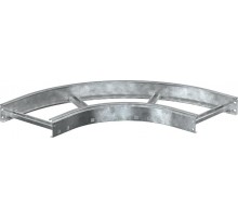 Поворот лестничный LESTA 90град 100х400мм R300 HDZ  CPG04-4-90-100-400-HDZ  IEK