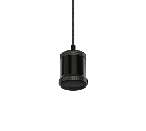 Светильник подвесной шнур под лампу Decor PL021 черный E27, 1 м, 1/40  PL021  Gauss