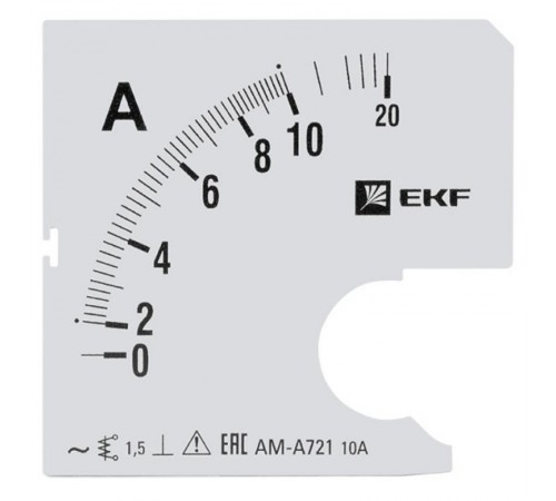 Шкала сменная для A721 10/5А-1,5 EKF PROxima  s-a721-10  EKF
