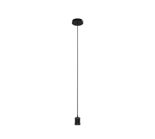Светильник подвесной шнур под лампу Decor PL021 черный E27, 1 м, 1/40  PL021  Gauss