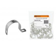 Скоба металлическая однолапковая СМО с внутр. d 25-26 мм (100шт)  SQ0409-0007  TDM