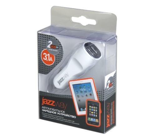 Блок питания автомобильный iP-3100USB  .1007148  JAZZway