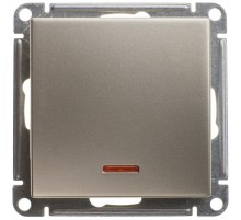 W59 Шампань Переключатель 1-клавишный с подсветкой 10АХ  VS610-157-4-86  SE