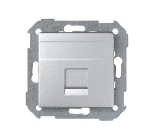 Simon 82 Адаптер со шторками на 1 коннектор UTP (RJ45), SYSTIMAX, S82, S82N, S82 Detail, графит  82008-93  Simon