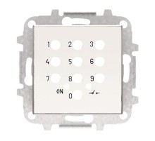 Накладка для механизма электронного выключателя с кодовой клавиатурой 8153.5, серия SKY, цвет альпийский белый2CLA855350A1101 ABB