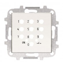 Накладка для механизма электронного выключателя с кодовой клавиатурой 8153.5, серия SKY, цвет альпийский белый2CLA855350A1101 ABB