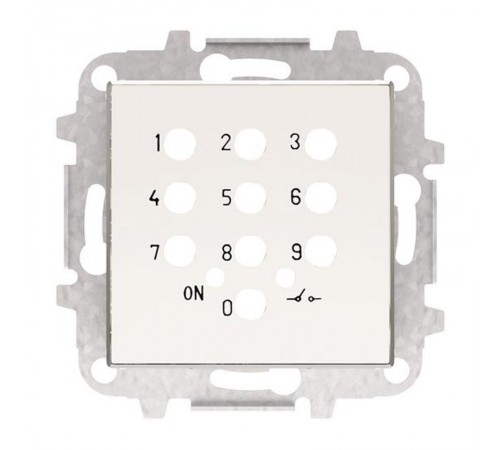 Накладка для механизма электронного выключателя с кодовой клавиатурой 8153.5, серия SKY, цвет альпийский белый2CLA855350A1101 ABB