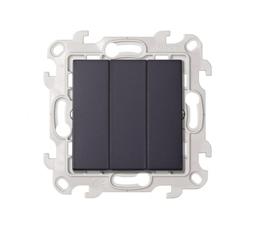 Simon 24 Графит Выключатель 3-кл.  2450391-038  Simon