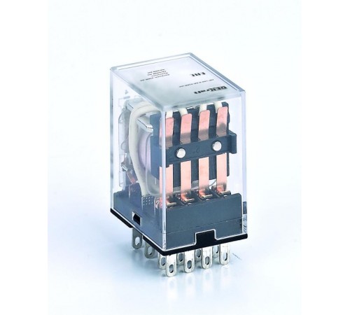 Промежуточное реле 4 конт. с LED инд. 5А 6В DC ПР-102  23885DEK  DEKraft