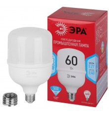 Лампа светодиодная  RED LINE LED POWER T120-60W-4000-E27/E40 R 60Вт колокол нейтральный белый свет   Б0063841  ЭРА