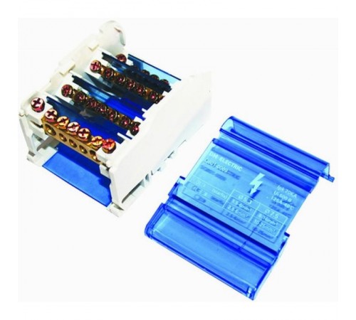 Шина "N" нулевая на DIN-рейку в корпусе 4х7групп   SQ0801-0009  TDM