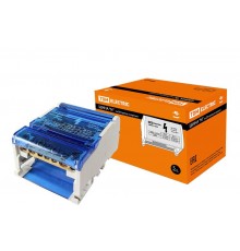 Шина "N" нулевая на DIN-рейку в корпусе 4х7групп   SQ0801-0009  TDM