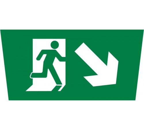 Пиктограмма ДСО-IP65 "Фигура вниз вправо"  60493DEK  DEKraft