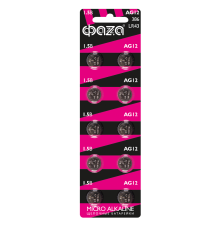 Элементы питания часовые AG12 LR 43 BL-10  5002791  ФАZА