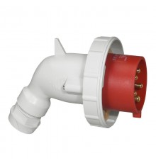 Вилка моб.угл. 32А 3К+Н+З 380В IP67  056528  Legrand