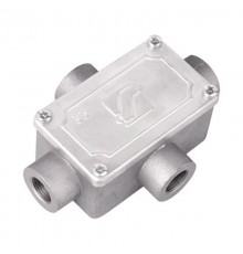 Коробка распределительная алюминиевая, 4 ввода, М16х1,5 ,IP55,118х83х42мм  6430-16A  DKC