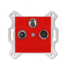 ABB Levit Красный Розетка TV-R-SAT единственная  5011H-A03303 65W  2CHH083303A6065  ABB