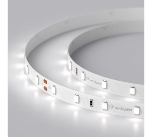 Лента светодиодная RT-A60-8mm 24V White6000 (7.2 W/m, IP20, 2835, 5m) (arlight, Открытый)  020011(2)  Arlight