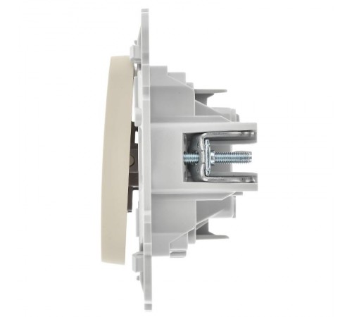 FLITE Выключатель 1-клавишный 10А ВС11-1-0-ФлСл сливочный  FI-V10-0-10-1-K86  IEK