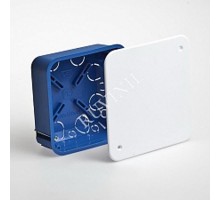 Коробка распределительная с/у 100х100х45 металлические лапки, с крышкой  10161  Рувинил