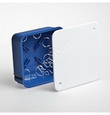 Коробка распределительная с/у 100х100х45 металлические лапки, с крышкой  10161  Рувинил