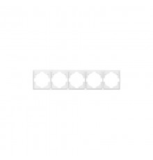 Рамка ROUND 5-постовая перламутр  KR-78-0755-1  Kranz