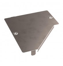 Крышка переходника левого Стандарт INOX (AISI 409) 300х150  PR16.5646  Промрукав