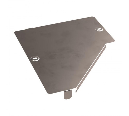 Крышка переходника левого Стандарт INOX (AISI 409) 300х150  PR16.5646  Промрукав