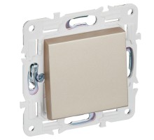 SKANDY Выключатель 1-клавишный перекрестный 10А SK-V03Sa песочный   SK-V13-0-10-K98  IEK