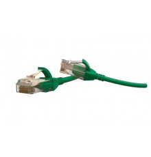 PC-LPT-UTP-RJ45-RJ45-C6-1M-LSZH-GN Патч-корд U/UTP, категория 6 (100% Fluke Component Tested), 28AWG, LSZH, 1 м, зеленый  445707  Hyperline