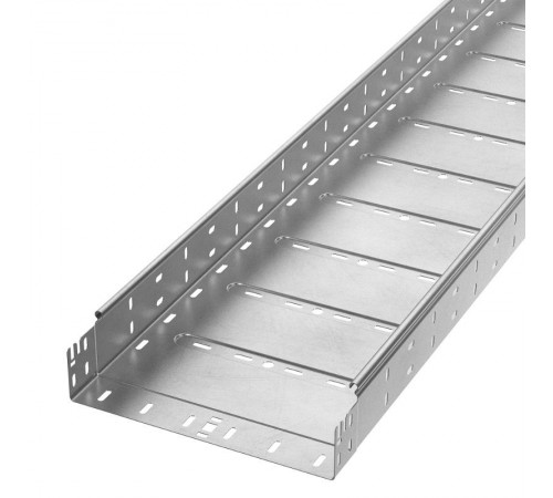 Лоток перфорированный Профи INOX (AISI 304) 300х80x3000 (1,0 мм) (6 м/уп)  PR16.13333  Промрукав