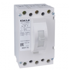 Выключатель автоматический ВА57-31-840010-31,5А-400-690AC-УХЛ3  269166  КЭАЗ