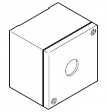 Корпус кнопочного поста KEM1-0 металлический на 1 элемент  SK616701-AA  ABB