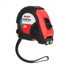 Рулетка "Профи" прорезиненный корпус 3 м х 16 мм магнитная  12-9012  REXANT