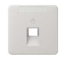 Крышка для ординарной телефонной и компютерной розетки  UAE; светло-серая  CD569-1NAUALG  Jung