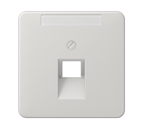 Крышка для ординарной телефонной и компютерной розетки  UAE; светло-серая  CD569-1NAUALG  Jung