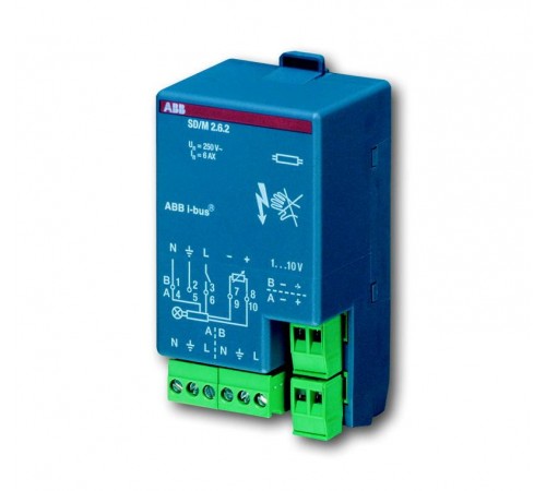 Модуль реле/светорегулятора, 6А, SD/M 2.6.2  2CDG110107R0011  ABB