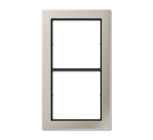 Рамка 2-кратная; благородная сталь  FDES2982  Jung