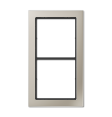 Рамка 2-кратная; благородная сталь  FDES2982  Jung