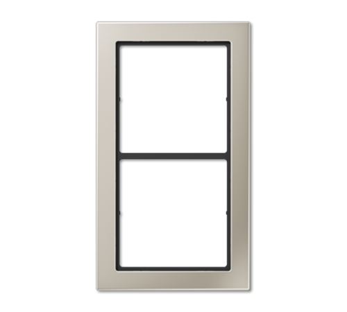 Рамка 2-кратная; благородная сталь  FDES2982  Jung