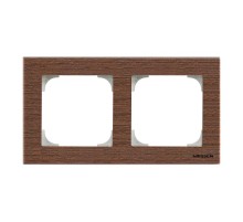 Рамка 2-постовая, серия SKY, цвет дерево венге2CLA857200A2101 ABB