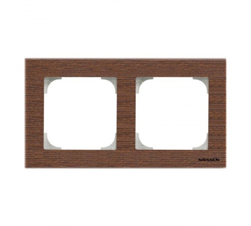 Рамка 2-постовая, серия SKY, цвет дерево венге2CLA857200A2101 ABB