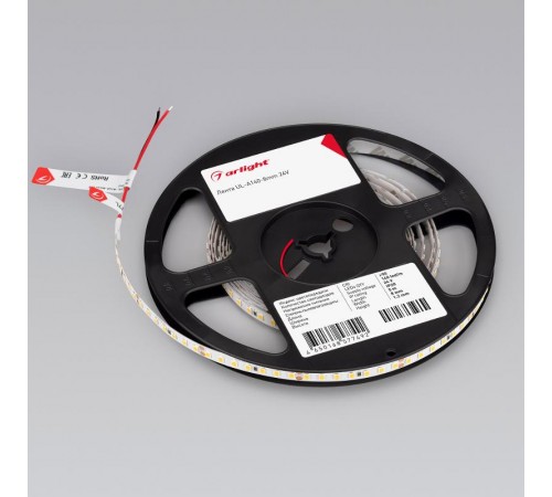  Лента UL-A140-8mm 24V Warm3000 (5 W/m, IP20, 5m) (Arlight, 7 лет)  046971  Arlight