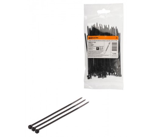 Хомут 2,5х100 мм морозостойкий (черный) (100 шт)  SQ0515-1102  TDM